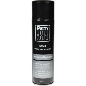 Čalounické lepidlo ve spreji PALTY HEAVY DUTY ADHESIVE, profesionální použití, vysoká pevnost, 500 ml 