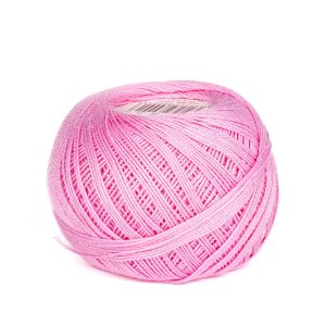 Pletací / háčkovací příze SNĚHURKA 343 růžová, jednobarevná, 30g/200m