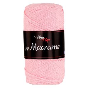 Pletací / háčkovací příze Vlna-Hep PP MACRAME 4004 světle růžová, jednobarevná, 100g/85m