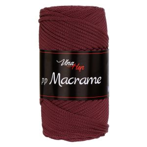 Pletací / háčkovací příze Vlna-Hep PP MACRAME 4031 bordó, jednobarevná, 100g/85m
