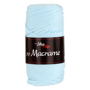 Pletací / háčkovací příze Vlna-Hep PP MACRAME 4080 světle modrá, jednobarevná, 100g/85m