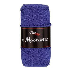 Pletací / háčkovací příze Vlna-Hep PP MACRAME 4108 fialová, jednobarevná, 100g/85m