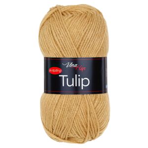 Pletací / háčkovací příze Vlna-Hep TULIP 41037 velbloudí béžová, jednobarevná, antipillingová, 100g/170m