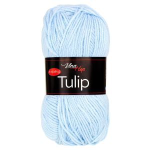 Pletací / háčkovací příze Vlna-Hep TULIP 41192 světle modrá, jednobarevná, antipillingová, 100g/170m