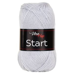 Pletací příze Vlna-Hep START 41026 světle šedá, klasická, 50g/150m