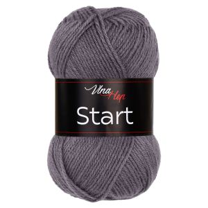 Pletací příze Vlna-Hep START 41030 tmavě šedá, klasická, 50g/150m