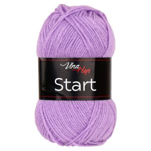 Pletací příze Vlna-Hep START 41315 světle fialová, klasická, 50g/150m