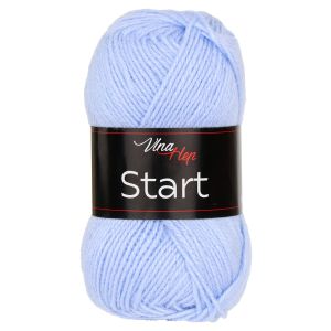Pletací příze Vlna-Hep START 41347 světle modrá, klasická, 50g/150m
