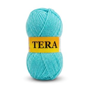Pletací příze Vlnika TERA 23 tyrkysová, klasická, 100g/310m