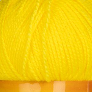 Pletací příze Vlnika TERA 54 žlutá, klasická, 100g/310m