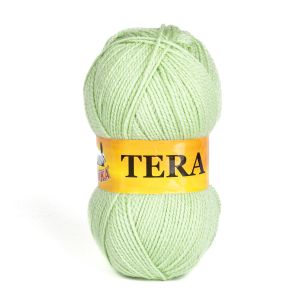Pletací příze Vlnika TERA 57 světle zelená, klasická, 100g/310m