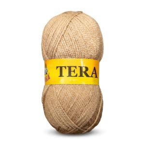 Pletací příze Vlnika TERA 98 kapučíno, klasická, 100g/310m