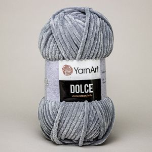 Pletací příze YarnArt DOLCE 782 šedá, efektní, 100g/120m