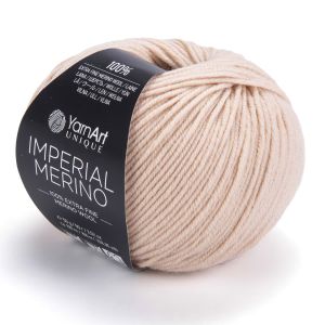 Pletací příze YarnArt IMPERIAL MERINO 3305 béžová, jednobarevná, 50g/100m