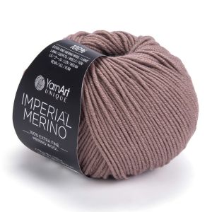 Pletací příze YarnArt IMPERIAL MERINO 3310 světle hnědá, jednobarevná, 50g/100m