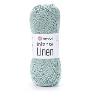 Pletací příze YarnArt INTENSE LINEN 4122 světle mintová, letní, 50g/175m