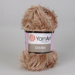 Pletací příze YarnArt SAMBA 3276 světle hnědá, efektní, 150g/100m