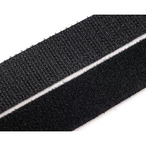 Suchý zip oboustranný 090500/1 černý, šířka 2cm (v metráži)
