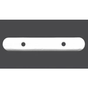 Olůvko / těžítko 56x11mm, boční, bílé, váha 25g