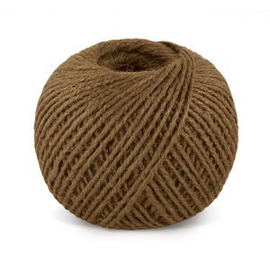 Jutový motouz, špagát HNĚDÝ, 200g, průměr 1,75mm, návin 130m