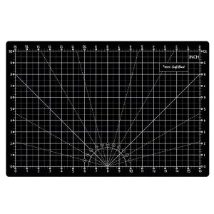 Řezací podložka na látky, patchwork TEXI BLACK S, samosvorná, černá, 45x30cm, vel. S , tloušťka 3mm