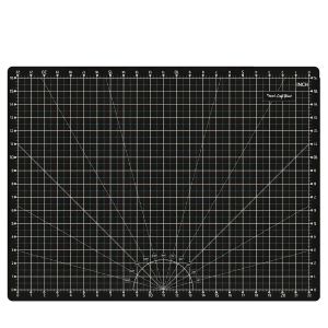 Řezací podložka na látky, patchwork TEXI BLACK M, samosvorná, černá, 60x45cm, vel. M , tloušťka 3mm