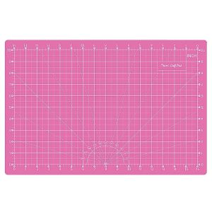 Řezací podložka na látky, patchwork TEXI PINK S, samosvorná, růžová, 45x30cm, vel. S , tloušťka 3mm