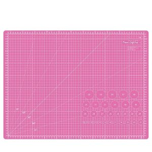 Řezací podložka na látky, patchwork TEXI PINK M, samosvorná, růžová, 60x45cm, vel. M, tloušťka 3mm