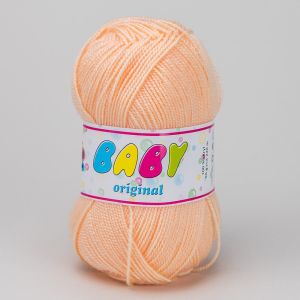 Pletací příze Storex BABY ORIGINAL 2588 meruňková, klasická, 50g/220m
